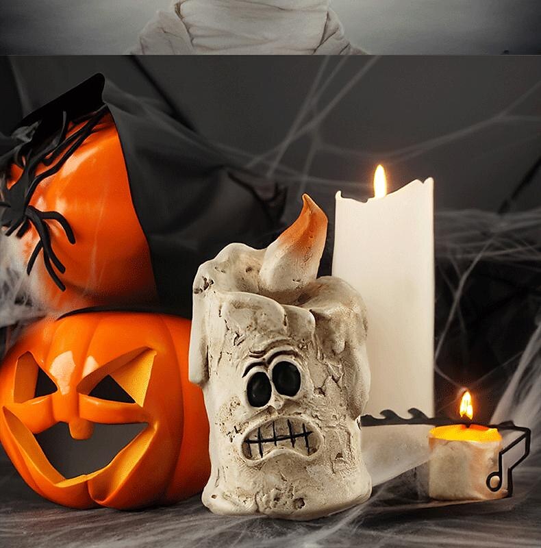 halloween spöke pumpa prydnad mikro landskap prydnad skrivbordet harts liten prydnad 2025 - $7.99 –P3