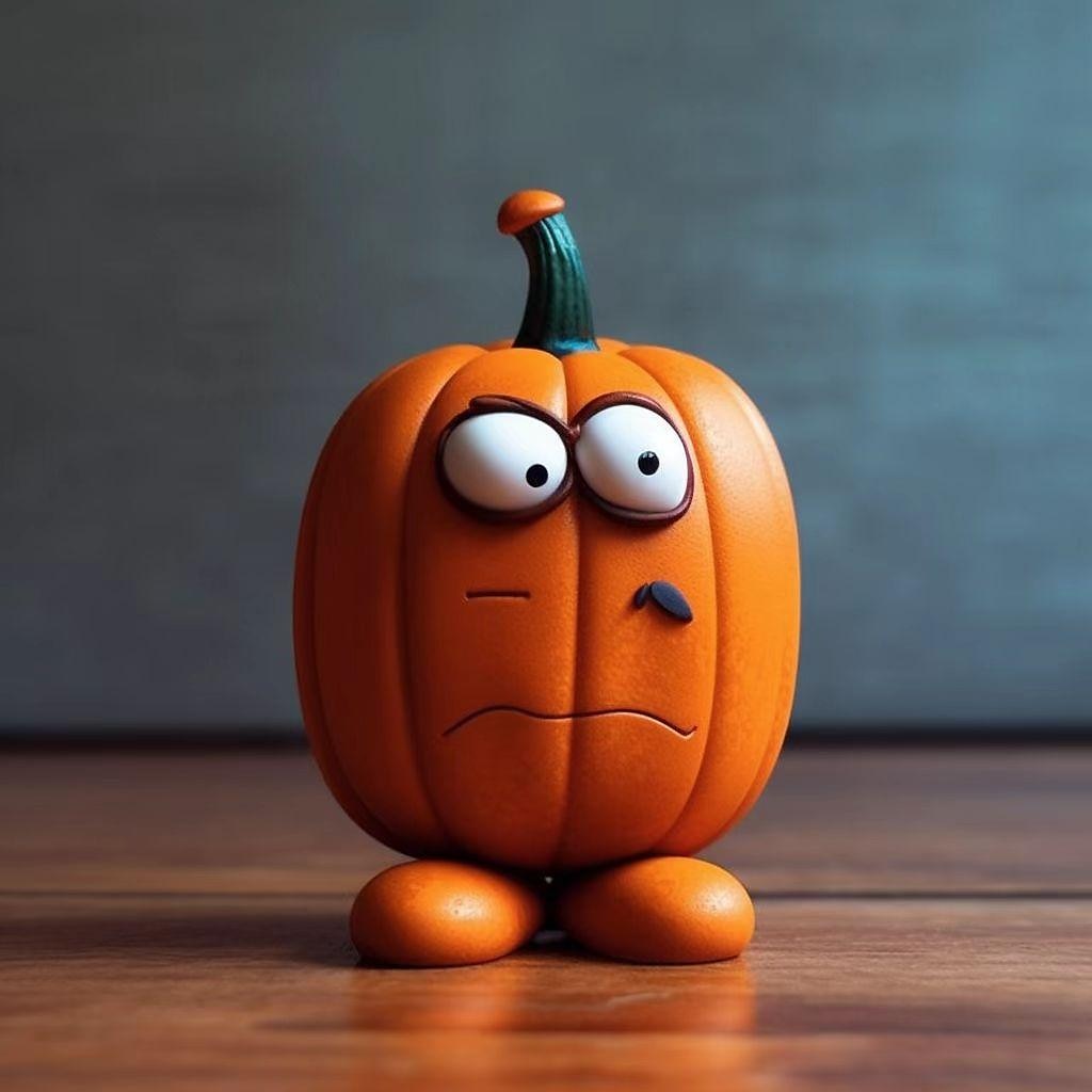 Halloweenská figurka z dýňové pryskyřice – strašidelná dýňová dekorace pro venkovní, domácí dekoraci a párty – perfektní pryskyřicová ozdoba 2025 - $17.49 –P4