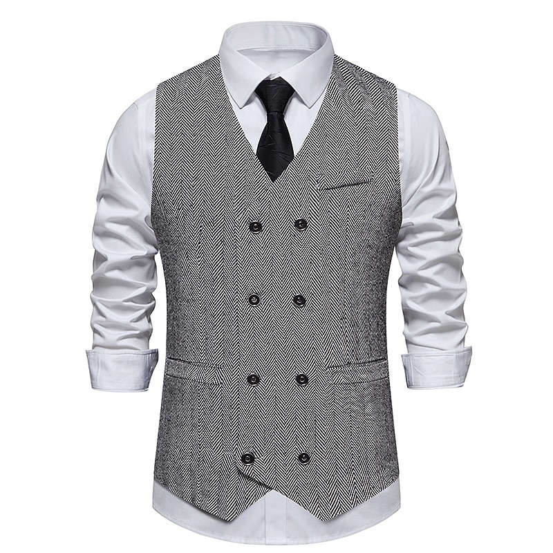 Vintage Anni 1920 Gilet Il grande Gatsby Gentiluomo Testimoni dello Sposo Slim Fit Costume Per uomo Mascherata Matrimonio Ospite di nozze Evento / Festa Adulti Gilet del 2026 a $30.99 –P5