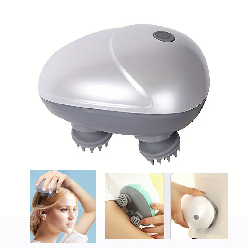 Electric Scalp Massager With Red Light Waterproof Electric Hair Massager With 4 Massage Claw Portable Head Massager Scalp Stress Relaxation Handheld Hair Scalp Massager Promote Hair Growth 2023 - US $17.99 –P11