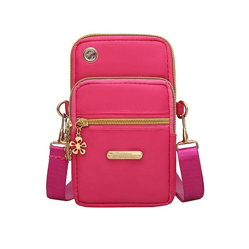 nowe balonowe torby crossbody na telefon komórkowy dla kobiet moda damska torba na ramię etui na telefon komórkowy z wtyczką słuchawkową 3-warstwowy portfel 2025 - $15.99 –P15