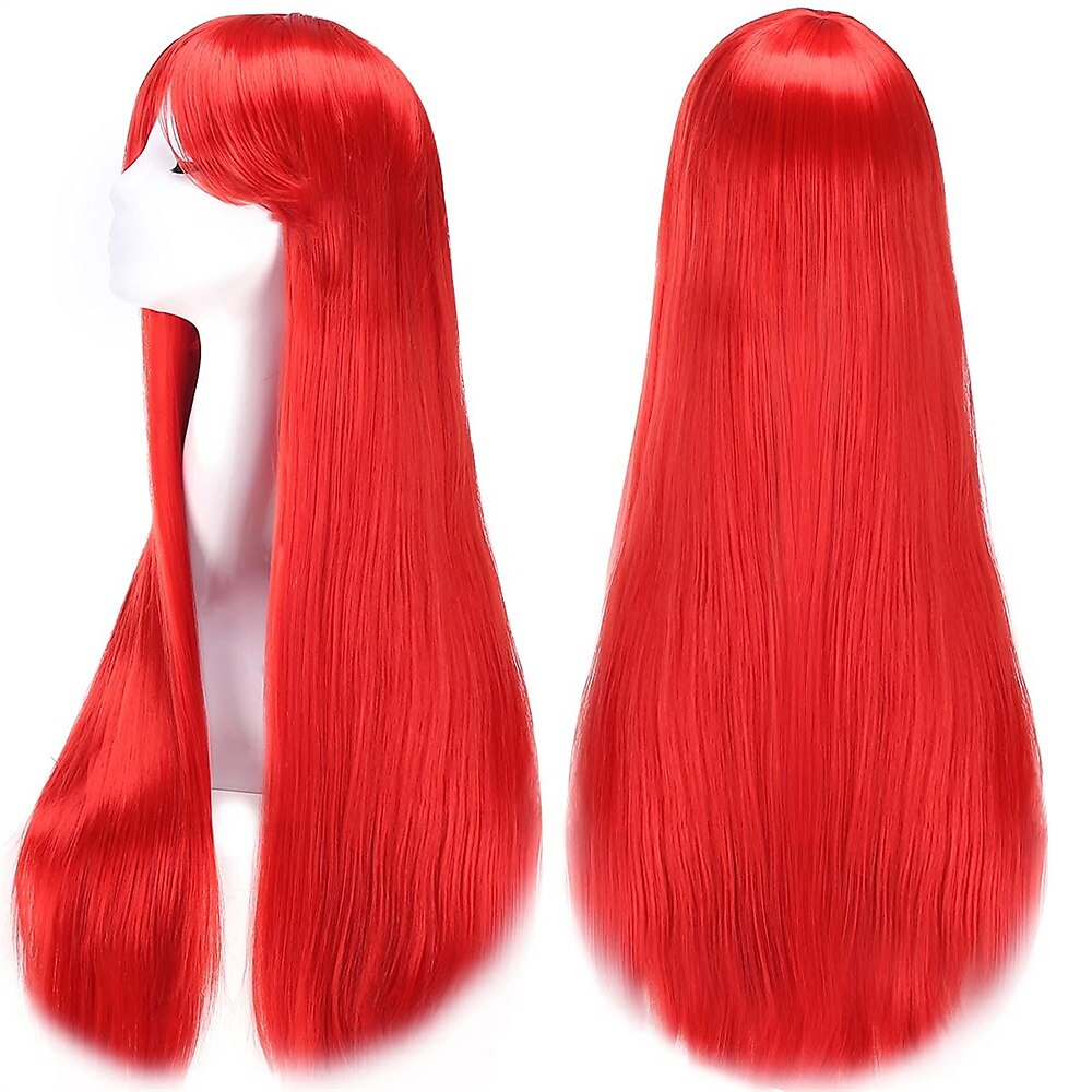 perruques 32 80cm longue ligne droite anime mode femmes cosplay perruque fête perruque carnaval cosplay fête perruques de 2025 ? GBP £10 –P15