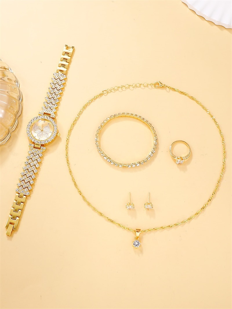 Women Quartz Watch Luxury Fashion Bling Rhinestone Chronograph World Time Decoration Stainless Steel Strap Watch 2025 - $15.99 –P2