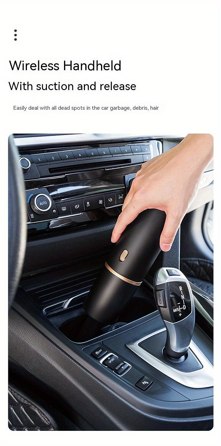 Handheld Vacuum Mini Portable Rechargeable Car Vacuum Cleaner Cordless With 29800PA Powerful Suction For Car Home And Office 2025 - $29.99 –P7