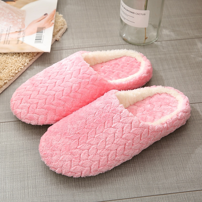 Per donna Pantofole Pantofole fuzzy Pantofole da interno Ciabatte calde Interni Giornaliero Tinta unica Inverno Piatto Punta tonda Informale Comoda minimalismo Raso Mocassino Rosa scuro Viola Caffè del 2025 a $11.99 –P8