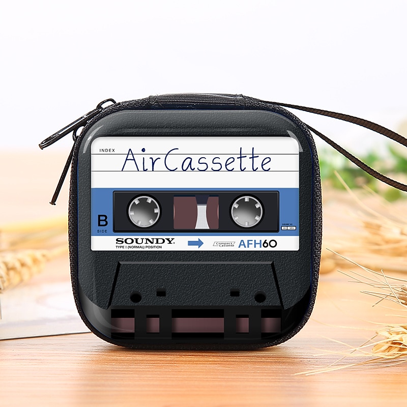 Poșetă creativă din tablă de tablă pentru monede, casetă audio retro, portmoneu, breloc, geantă de depozitare pentru căști, geantă stonego 1 buc/2 buc (6 tip opțional) 2025 - $9.99 –P3
