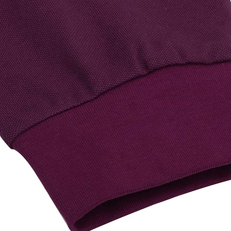 Herren Polos mit Knöpfen Poloshirt Casual Festtage Kargen Langarm Modisch Basic Glatt Klassisch Sommer Regular Fit Traube Dunkelmarine Grau Polos mit Knöpfen 2025 - $21.99 –P9