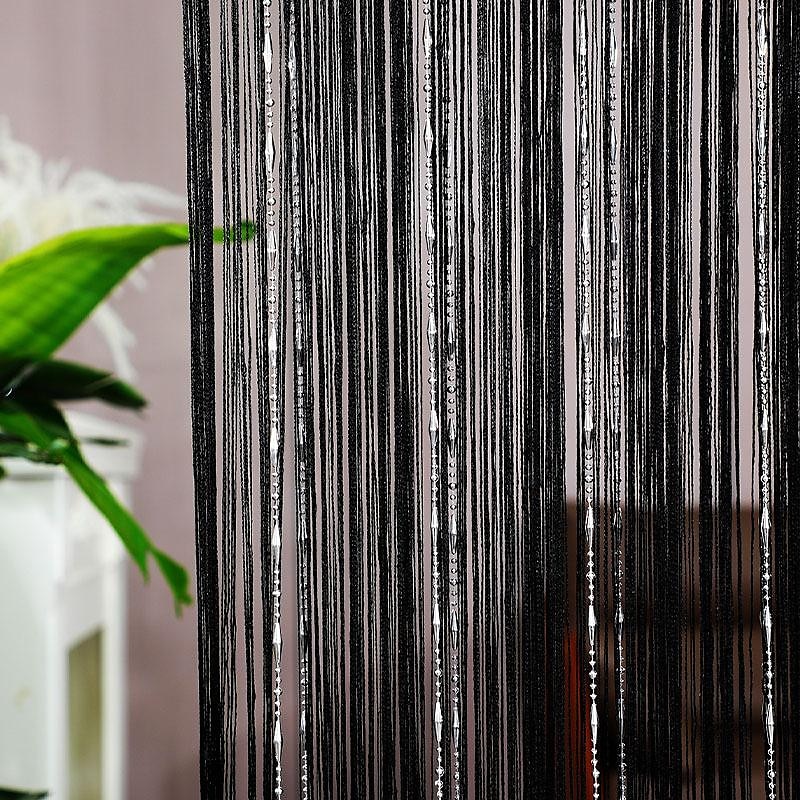 string gordijn deuropening gordijn kwasten kralen curatin, boho macramé schuifdeur gordijn bruiloft wandtapijt decoratie, scheidingswand voor pergola buitenterras 2025 - $16.99 –P2
