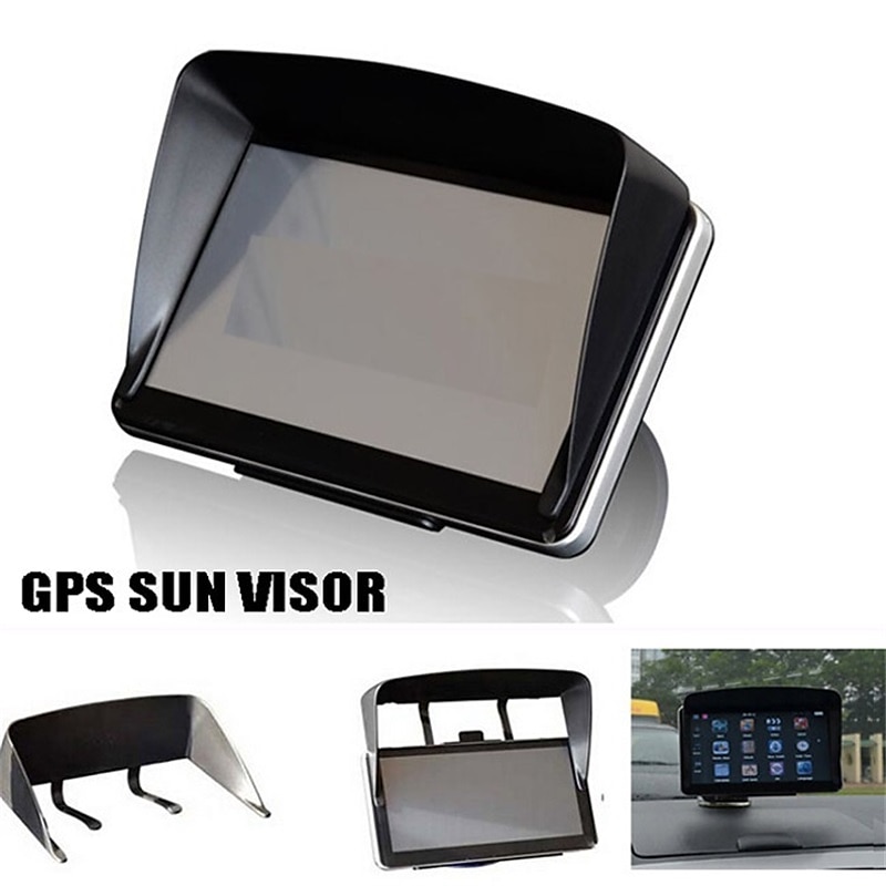 GPS Sat Nav Sun Shade Visor for 4.3"/5"/7" Screens, Sunshade GPS Cover Block, Car GPS Accessories 2025 - $17.99 –P4