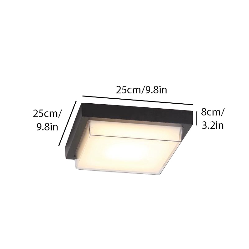 luminária de teto externa à prova d'água e à prova de insetos varanda jardim gazebo porta de entrada corredor corredor beiral externo luminária de teto de 2025 por $136.99 –P11