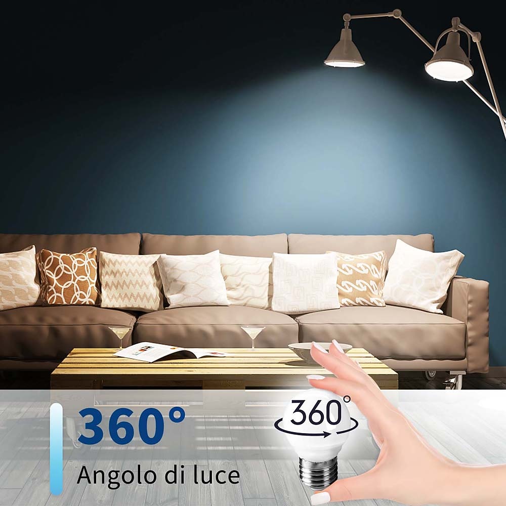 10/12 шт. 6 Вт светодиодные лампы 550 лм e14 g45 20 светодиодных бусин smd 2835 теплый белый холодный белый натуральный белый 220-240 В 2026 - $32.99 –P4