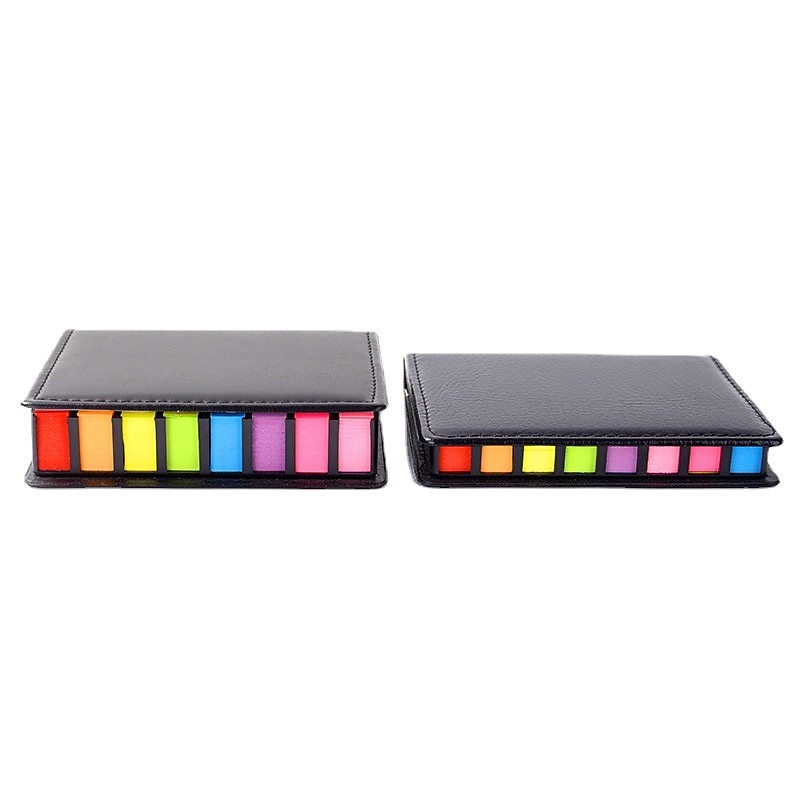 2000 Pages Multicolor Sticky Note Set, Color Memo Pads With Leather Packing Box, Colored Divider Self-Stick Notes Pads Bundle With Calendar 2023 For Office School Home, Back to School Gift 2025 - $19.99 –P7