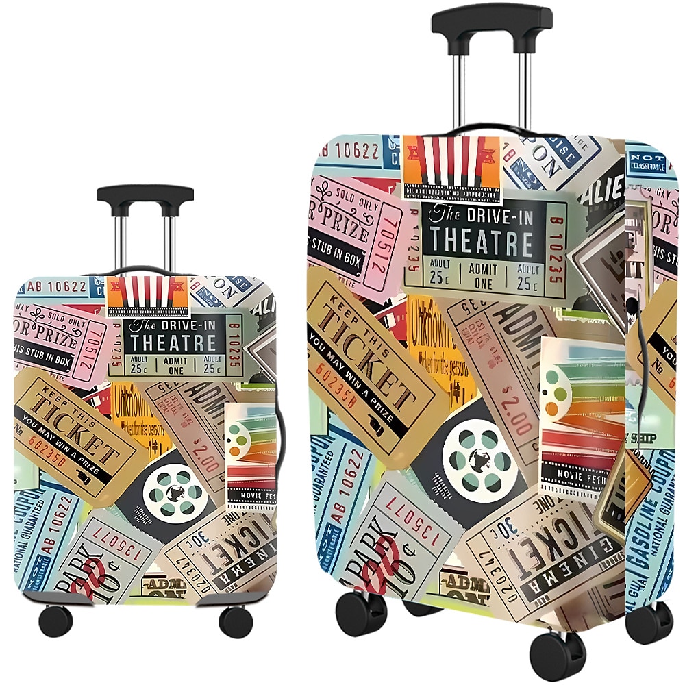 Durable Travel Luggage Cover, Dacron Elastic Suitcase Cover Protector, Foldable Washable Luggage Cover Protector 2025 - $12.49 –P5