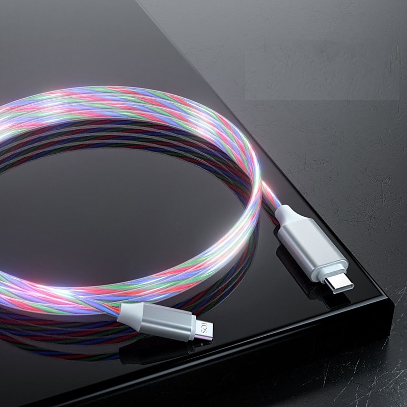 כבל USB C כבל ברק 20W 3.3 רגל 6.6 רגל USB A ל-USB C USB A ל-Lightning USB A למיקרו B 3 A הטענה מהירה עמיד עבור מקבוק אייפד סמסונג אביזר לשיחת טלפון 2025 - $11.99 –P6