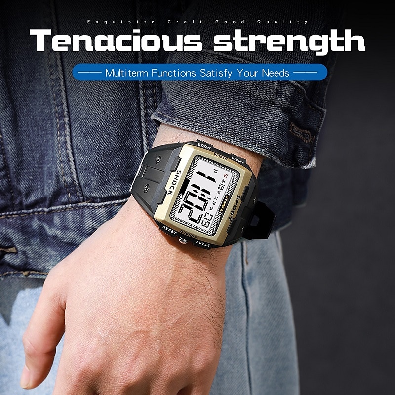 2026年 大きな数字のオーバーサイズデジタルウォッチ読みやすい5ATM防水学生向け  コレクション – $20.99 –P11