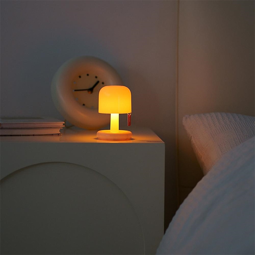 mini lampada da tavolo luce notturna al tramonto lampada da comodino camera da letto ricaricabile usb creativa per bambini regalo di compleanno per bambini decorazioni per la casa del 2025 a $20.99 –P6