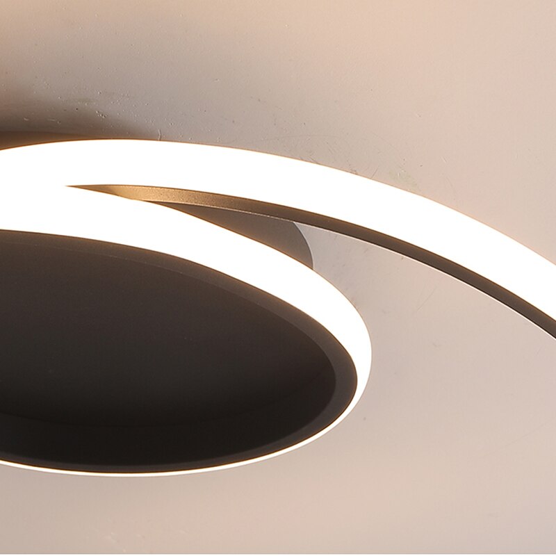 LED Ceiling Light Ceiling Lamp Modern Artistic Metal Acrylic Style Stepless Dimming Bedroom Painted Finish Lights 110-240V ONLY DIMMABLE WITH REMOTE CONTROL 85-265V 2025 - $149.99 –P5