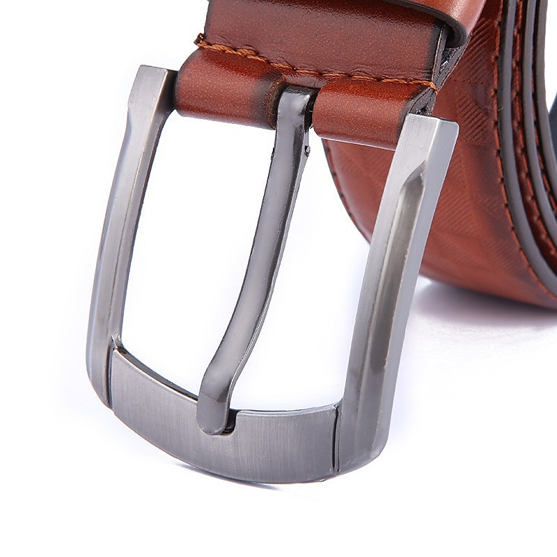 Homme Ceinture en similicuir Ceinture PU Noir Chameau Alliage Plein Usage quotidien Sortie Fin de semaine de 2025 ? $5.49 –P5