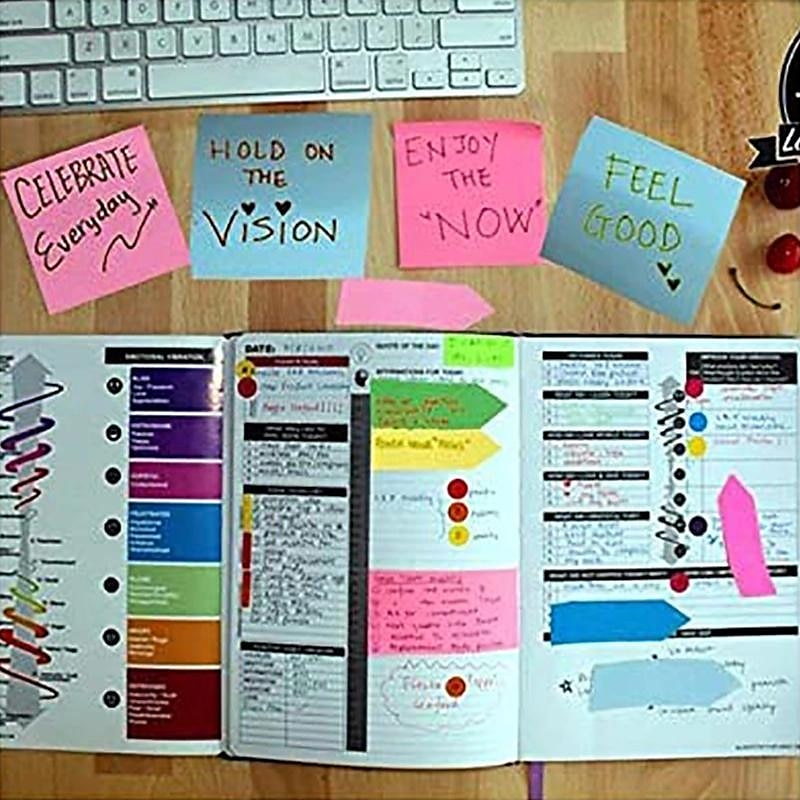 2000 Pages Multicolor Sticky Note Set, Color Memo Pads With Leather Packing Box, Colored Divider Self-Stick Notes Pads Bundle With Calendar 2023 For Office School Home, Back to School Gift 2025 - $19.99 –P4