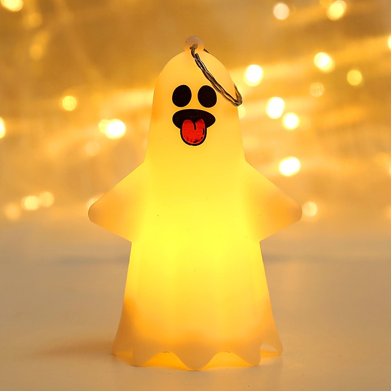 2025年 ハロウィーンの照明付きゴーストランプ、光る装飾 LED ハロウィーン電子小道具、小さなゴーストパーティーペンダントキャンドル、ハロウィーン装飾ゴーストランプ、デスクトップ装飾、ゴーストパーティー小道具ペンダント  コレクション – $4.99 –P6