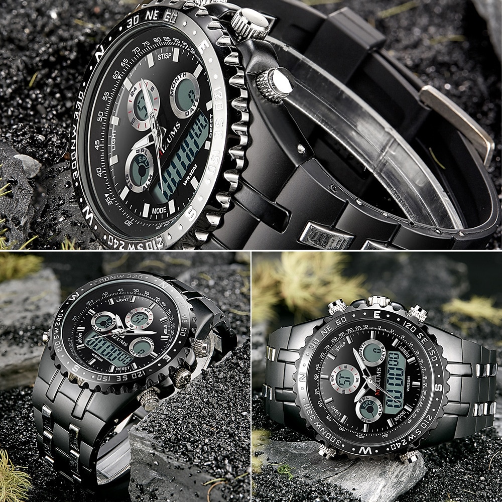BINZI Mens Watches Top Brand Luxury Digital Male Sport Watch Waterproof Men  dual display Wrist Watches Clock Relogio Masculino-in Sports Watches from  Watches on Aliexpress.com | Alibaba Group