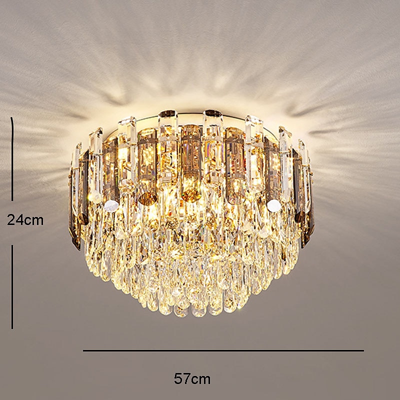 2025年 60 cm ユニークなデザイン シーリングライト メタル LED 北欧スタイル 110-120V 220-240V  コレクション – $699.89 –P6
