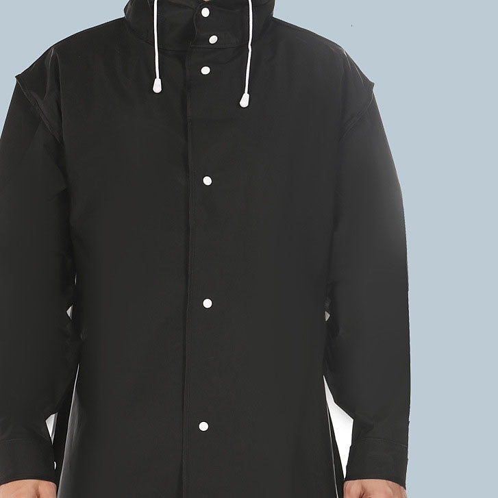 Capa de chuva embrulhada para adultos eva, jaqueta protetora para homens e mulheres, equipamento de chuva preto espesso e transparente para pesca de montanhismo de 2025 por $26.99 –P9
