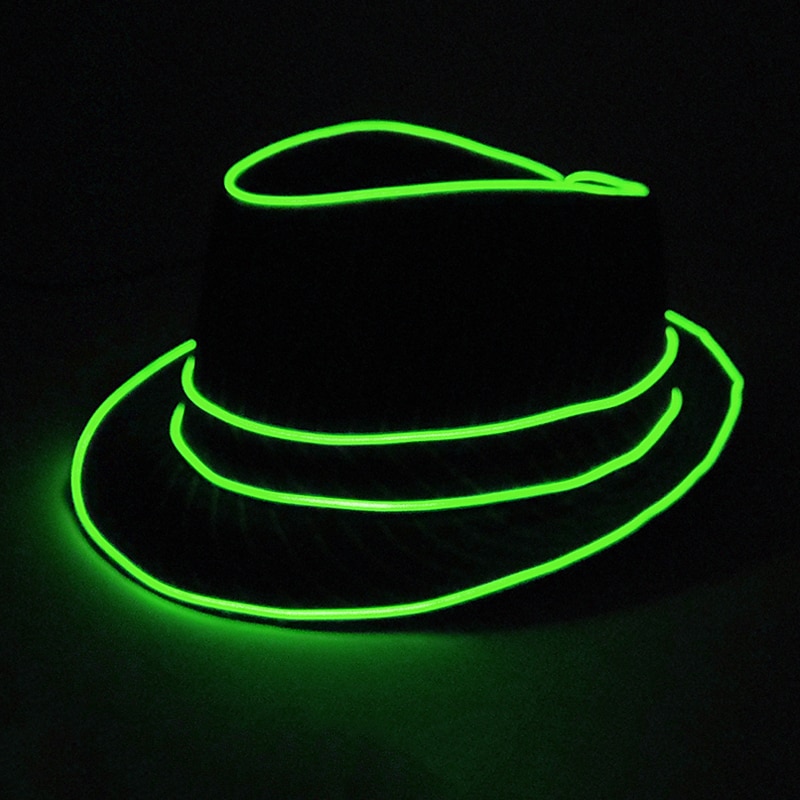 Luminous Hat Gentleman Performance Hat LED Glow Top Hat Party Gift Birthday Wedding Costume Christmas Halloween Supplies 2025 - $28.99 –P5