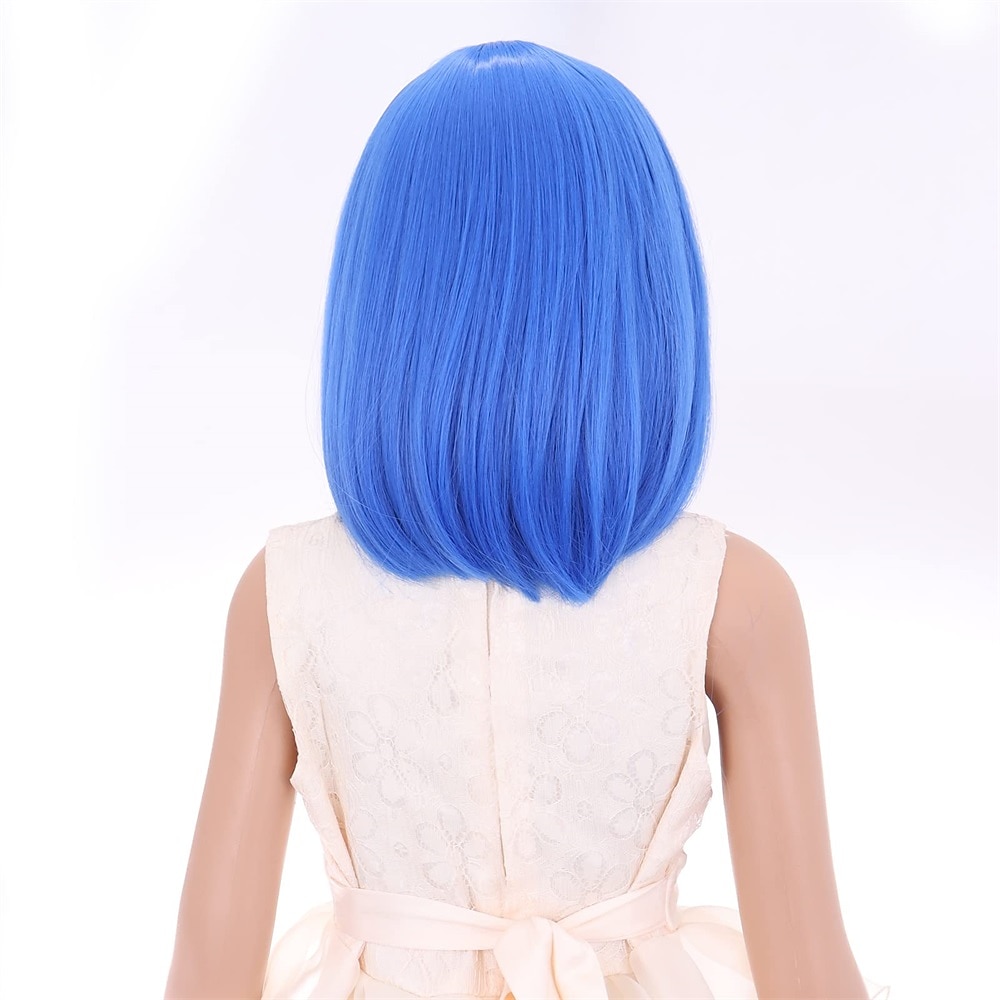 parrucca nera per bambini parrucca nera bob per bambini parrucca nera corta per ragazze festa cosplay parrucca sintetica con rete di rose da indossare tutti i giorni parrucche di carnevale del 2026 a $14.95 –P4