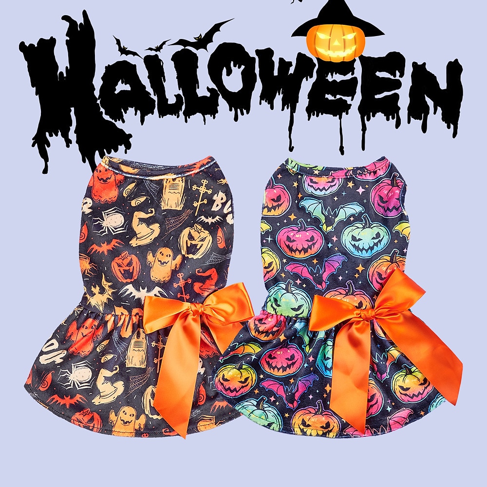 Psy Koty Sukienka Impreza Zabawny Zima Wodoodporny Oddychający Miękka Zmywalny Wygodny Na zewnątrz Halloween Codzienne Ubranka dla psów for Bichon frise Szpic miniaturowy szczeniaków i młodych kotów 2025 - $20.99 –P2