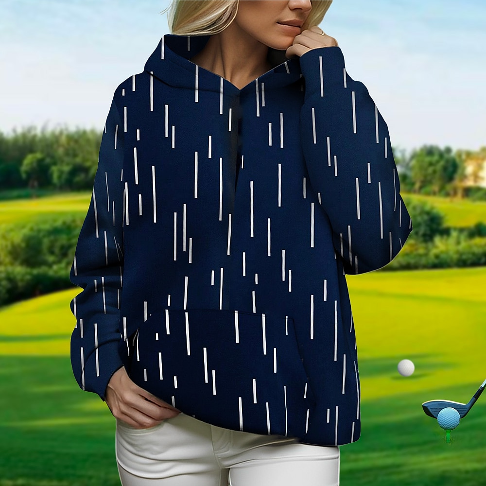 Dames golfkleding Golfhoodie Golftrui Ademend Sneldrogend Met