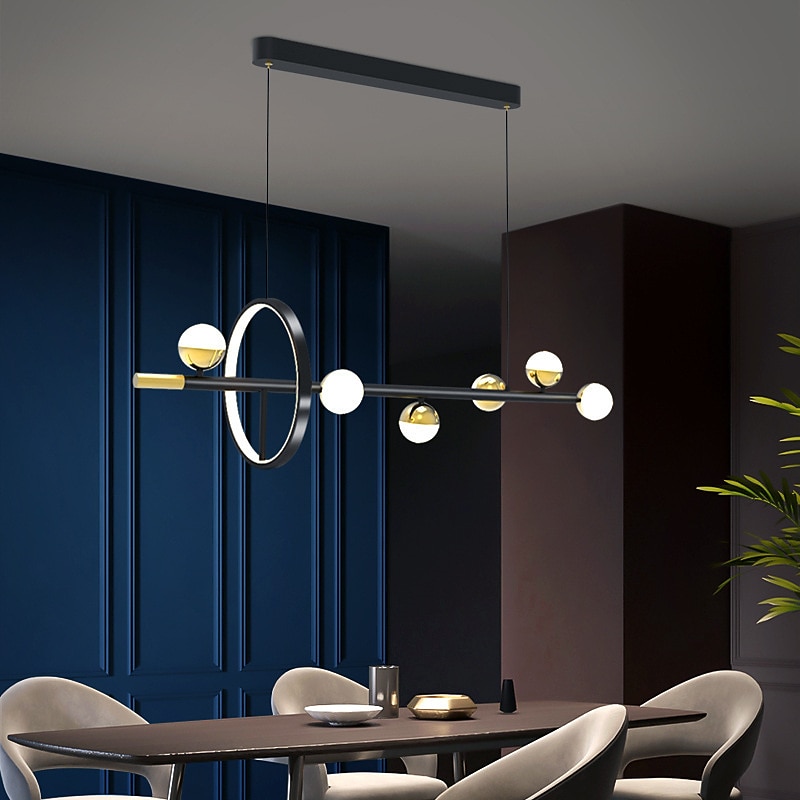 Ceiling Pendant Light Globe Design Modern Pendant Light for Dining Room Kitchen Restaurant Bar Creative Golden Lighting Fixtures Nordic Line Hanging Ceiling Lamp 110-240V 2025 - $649.99 –P2