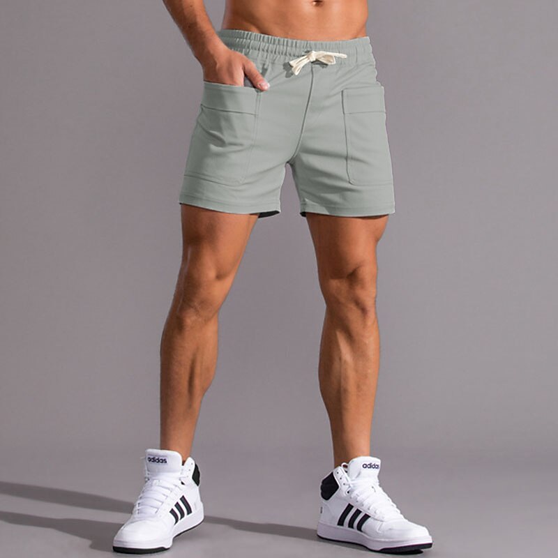 Per uomo Pantaloncini rosa Pantaloncini estivi Pantaloncini casual Tasche Liscio Comfort Traspirante Esterno Giornaliero Per uscire Di tendenza Informale Nero Bianco del 2025 a $23.99 –P20