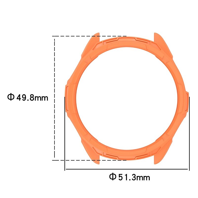 Caixa de relógio Compatível com Garmin Fenix 7 Pro / Fenix 7S Pro / Fenix 7X Pro / Epix Pro 51mm / Epix Pro 42mm Áspero Á Prova-de-Pó Cobertura Completa do Pára-choques TPU Assista Cobertura de 2025 por $12.99 –P5