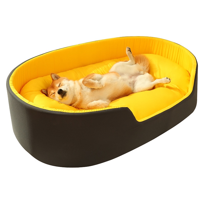 tofarger kjæledyr reir vaskbar dobbeltsidig pute kjæledyr katt reir fire sesonger katt hund 3d hund reir 2025 - $52.99 –P5
