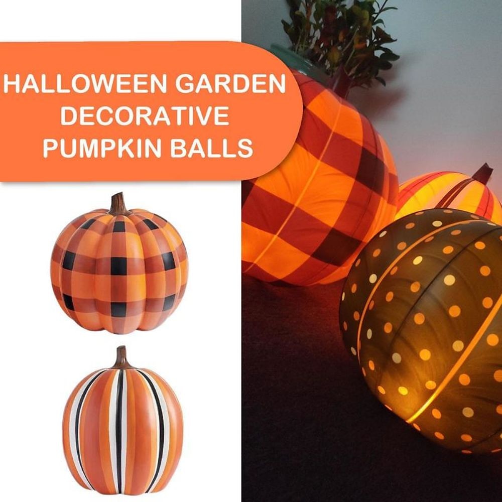 halloween kurpitsan ilmapallo koristeet juhlakoriste iso puhallettava kurpitsa ilmapallo halloween kotipuutarhaan ulkona nurmikko piha kauhu rekvisiitta lapsille 2025 - $30.99 –P3
