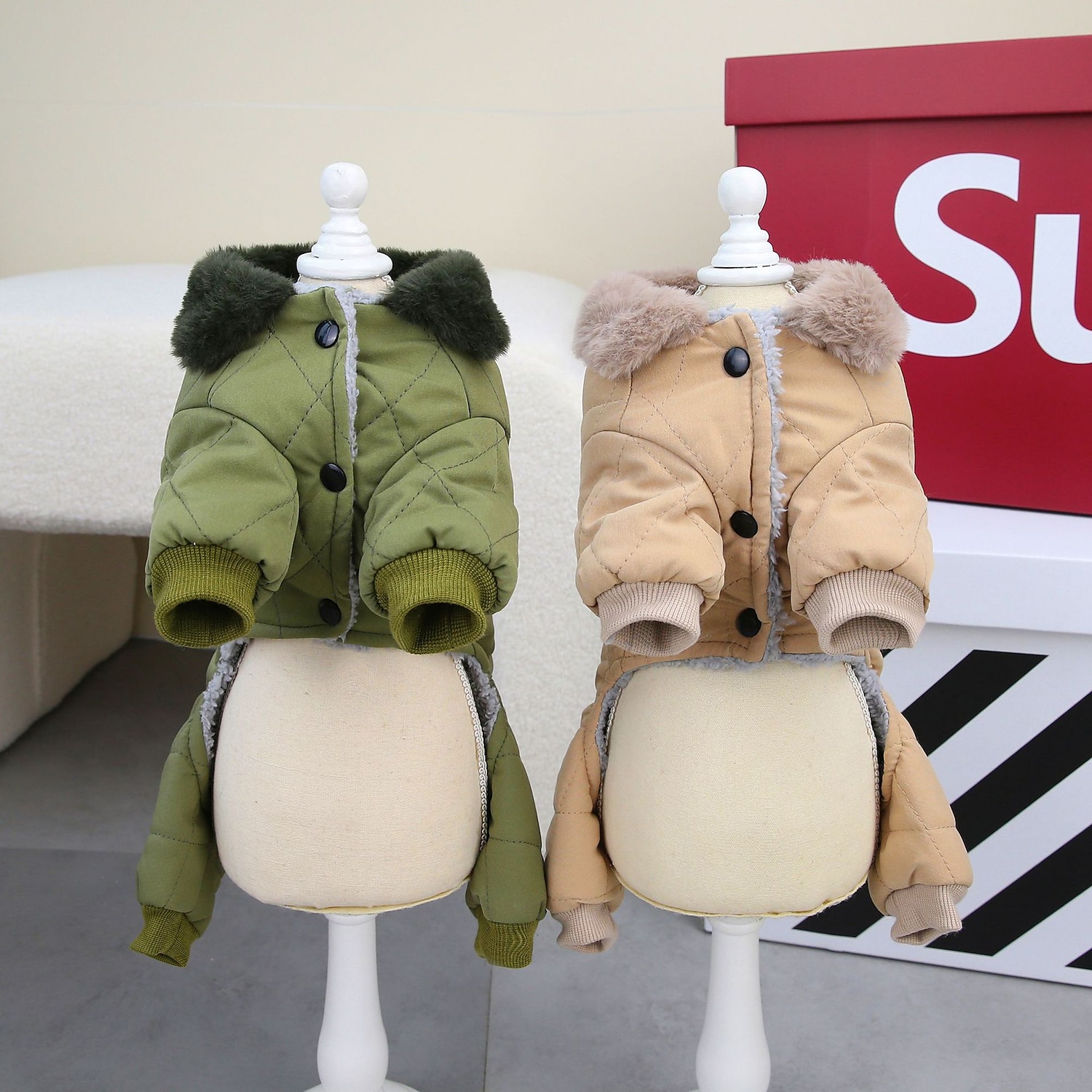 Cachorros Gatos Casacos Jaqueta Moda Estilo bonito Inverno Respirável Macio Lavável Confortável Ao ar livre Casual / Diário Roupas para cães for Bichon Frise Pomerânia Animais de Pequeno Porte de 2025 por $32.99 –P3