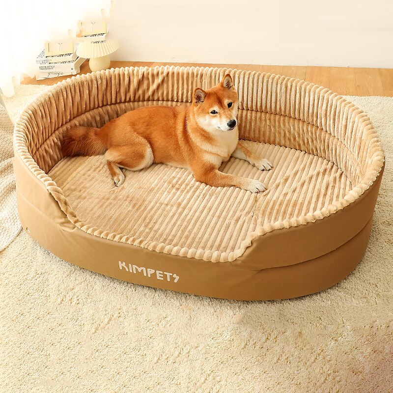 tofarger kjæledyr reir vaskbar dobbeltsidig pute kjæledyr katt reir fire sesonger katt hund 3d hund reir 2025 - $52.99 –P11
