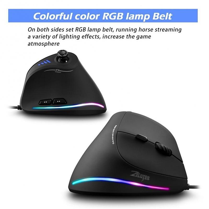 Gaming Mouse Programmable 11 Buttons USB Wired RGB Optical Remote Ergonomic Mouse Gamer Mice For PUBG LOL 2025 - $43.99 –P12