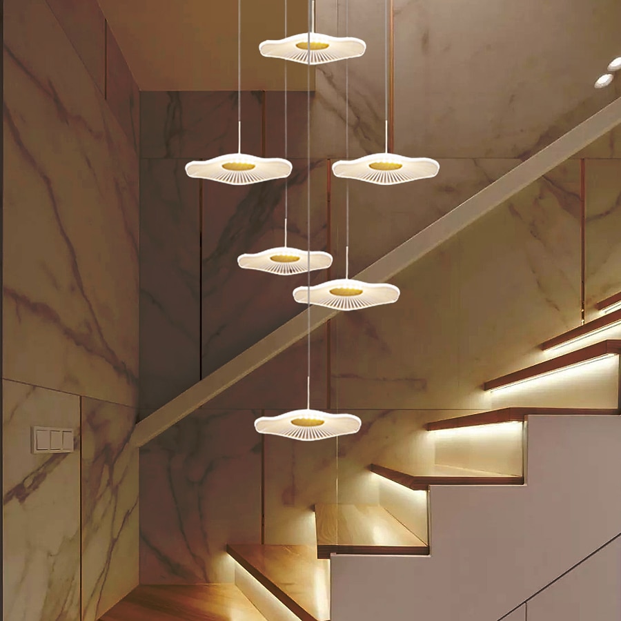 180 cm Enkelt design Øyesign Anheng Lys Metall Akryl galvanisert Malte overflater Moderne Nordisk stil 110-120V 220-240V 2025 - $223.49 –P10