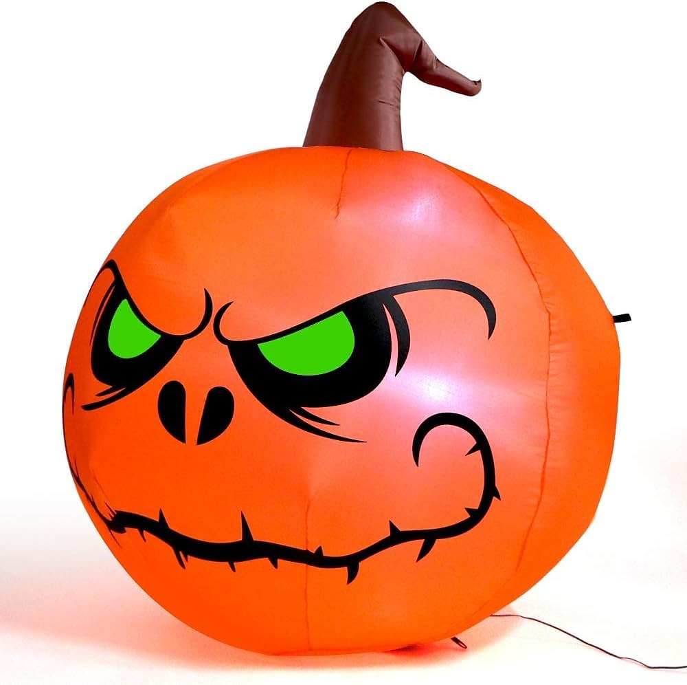 halloween-koristeet puhallettavat noitakurpitsa valo ulkona suuri pelottava noita räjäyttää ulkohalloween-koristeet pihalle puutarha nurmikkojuhlat 2025 - $44.99 –P1