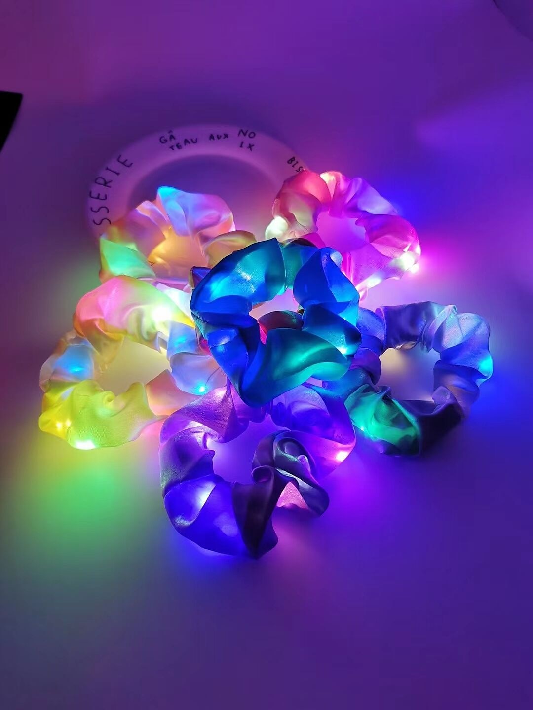 5 pièces led cheveux chouchous lumineux éclairer cheveux chouchous élastique lumière femmes filles bandes de cheveux pour halloween fête de noël de 2025 ? $11.99 –P10