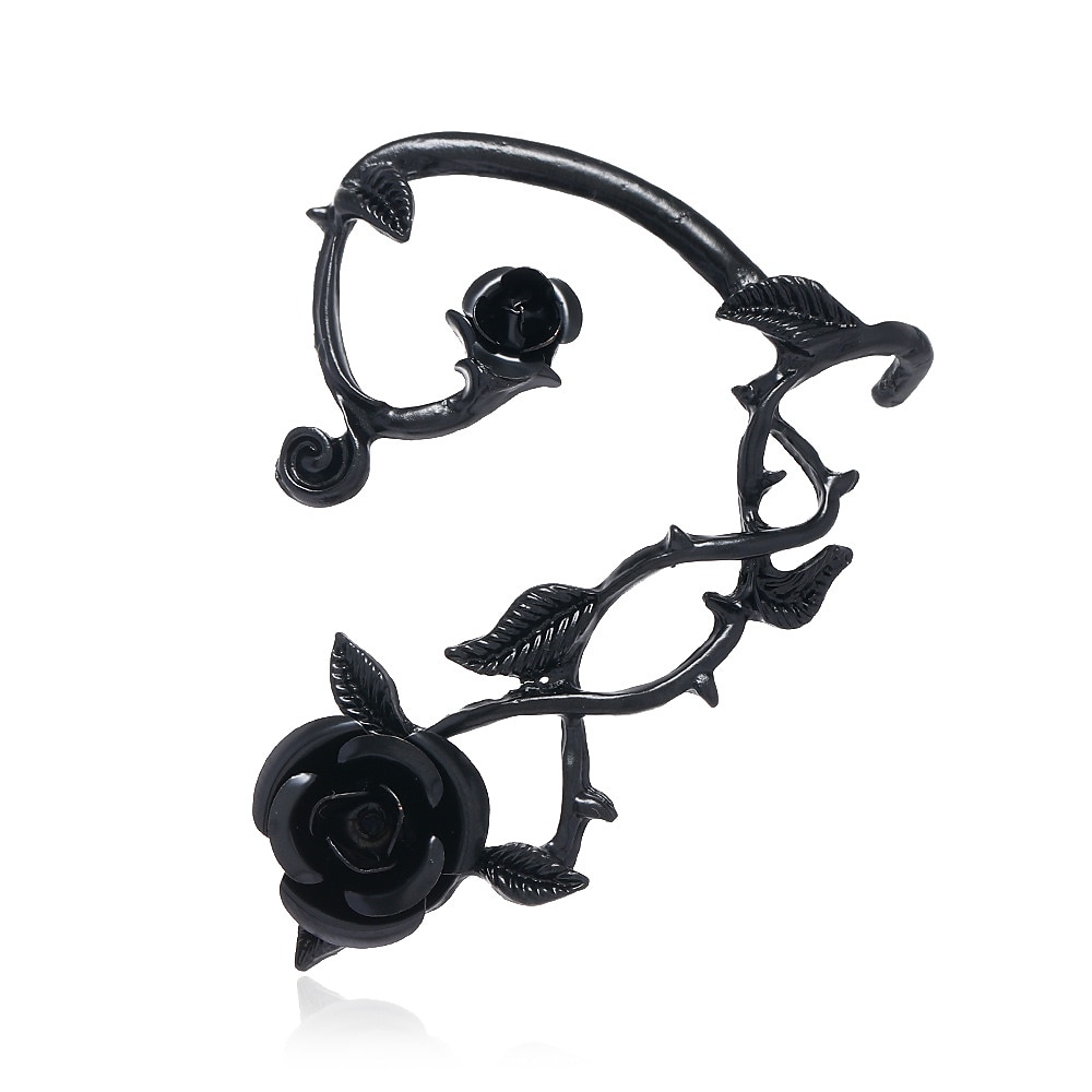 Elf roze Bloemenfee Ear Cuffs Volwassenen Dames Punk-gotiek Halloween Carnaval Mardi Gras Makkelijk carnavalskostuum 2025 - €7.17 –P2