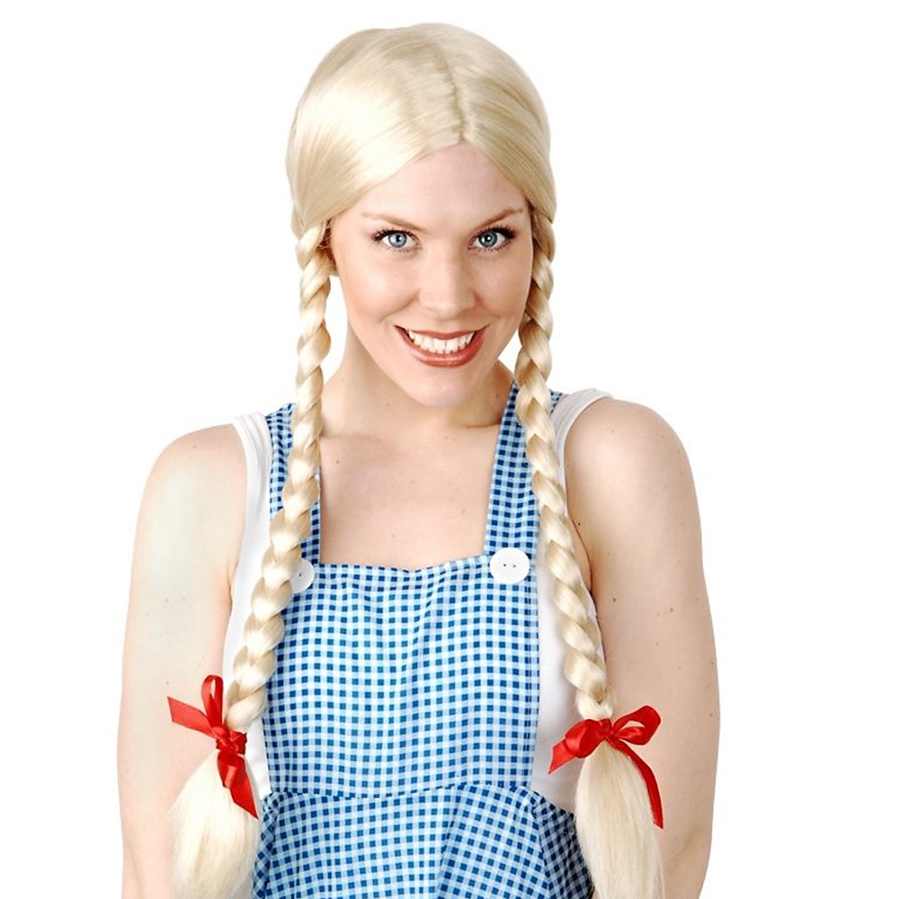 oktoberfest birra cosplay parrucche bionda inga trecce parrucca bavarese del 2026 a $23.99 –P1