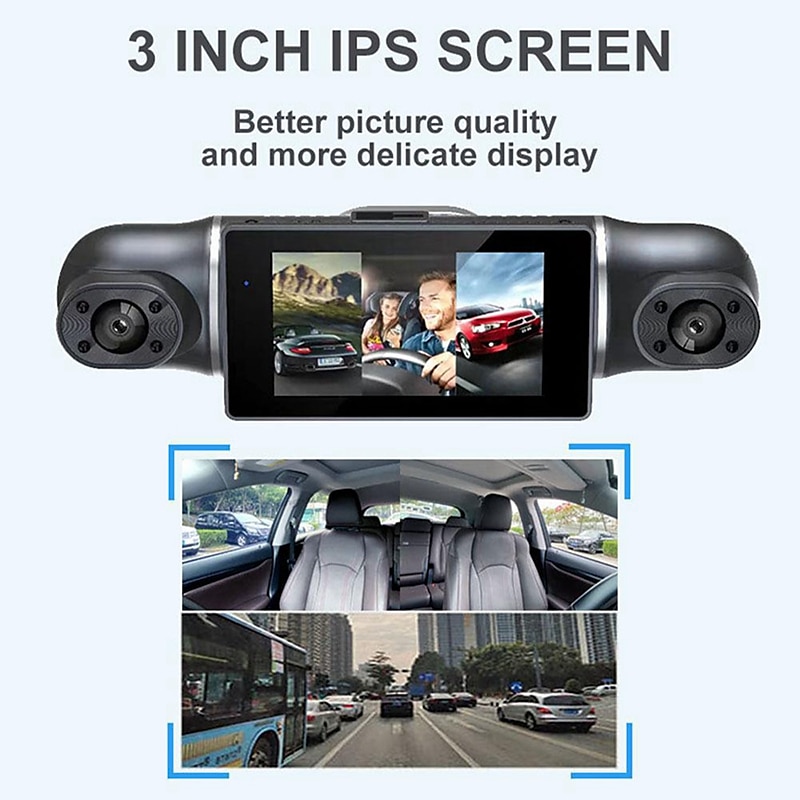 2025年 Q9 1080p 新デザイン / HD / 360°監視 車のDVR 170度 広角の 3 インチ IPS ダッシュカム とともに ナイトビジョン / G-Sensor / 駐車モード 8 赤外線LED カーレコーダー コレクション – $81.99 –P4