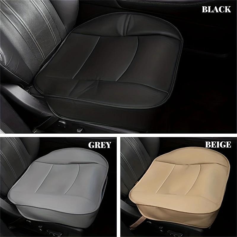 Upgrade Your Car with a Stylish PU Leather Seat Cover - Universal Fit Front Car Seat Cover PU Leather Seat Cushion Automobiles Seat Protector Universal Chair Pad Mat For Baby Child 2025 - $21.99 –P3