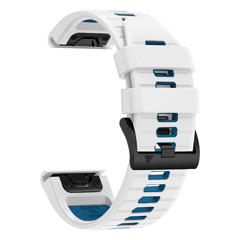 حزام إلى جارمين Fenix 7 7X 6 6X Pro Forerunner 955 945 935 Instinct 2X Solar Epix Approach S62 S60 Marq Descent G1 Quatix سيليكون إستبدال حزام 26mm 22mm تناسب سريع عصابة الرياضة معصمه 2025 - $17.99 –P3