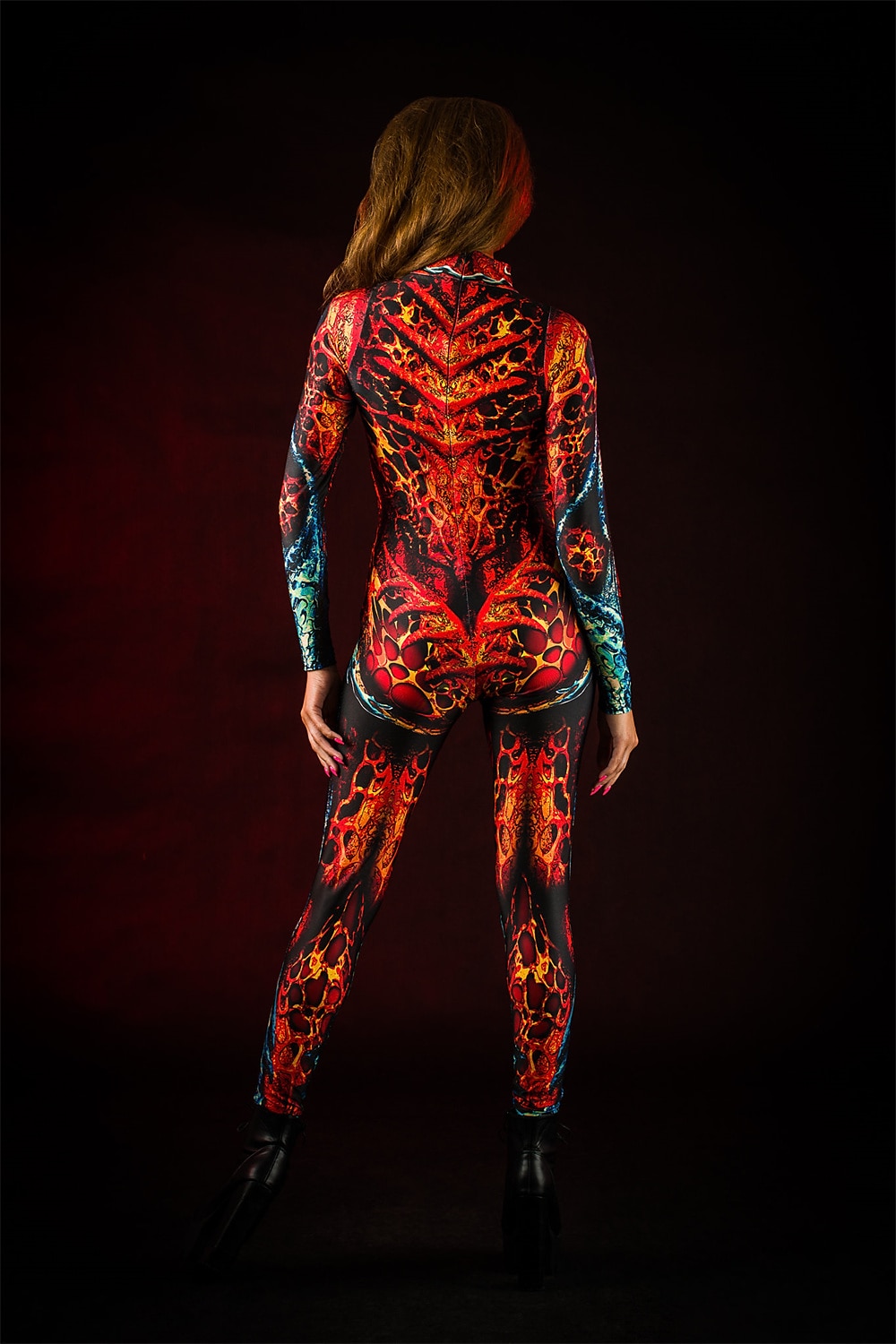 Zombie Mummy Carnival Costume Full Body Suit Cosplay Costume Bodysuits Full Body Catsuit Adults' Women's One Piece Scary Costume Party Halloween Masquerade Mardi Gras Easy Carnival Costume 2025 - $34.99 –P13