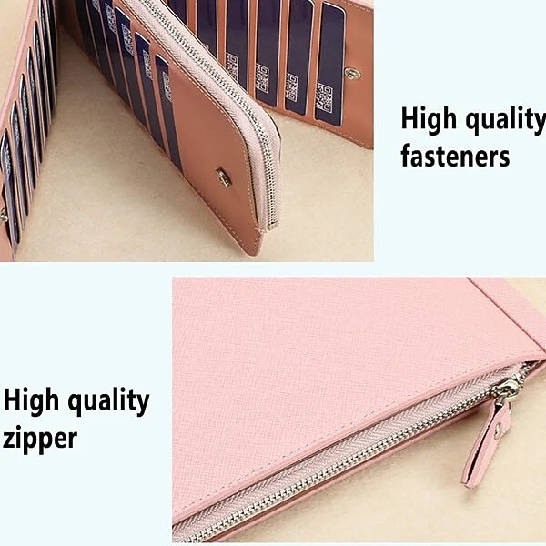 Women / Men Long Wallet Zipper Pocket Card Holder Clutch Slim Purse Coin Credit Card Wallet Ticket Credit Card Bag Case 2026 - $15.99 –P4
