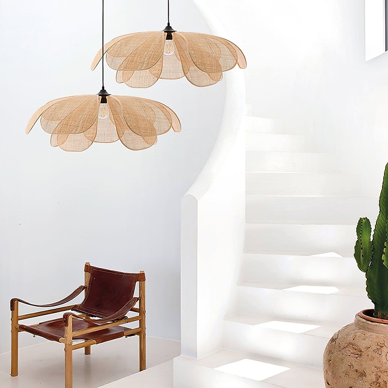 Traditionelle Bambus-Pendelleuchte, kreative handgefertigte Pendelleuchte, 60 cm, Retro-Bambus-Pendelleuchte, gewebte Hängelampe, Korblampenschirm, Hängeleuchte für Esstisch, Restaurant, 110–240 V 2025 - $349.99 –P3